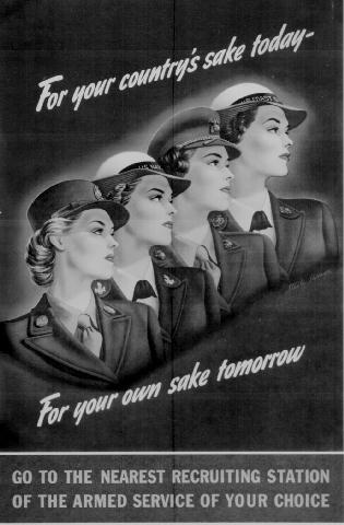 For your countrys sake - woman recruiting WW2 Poster