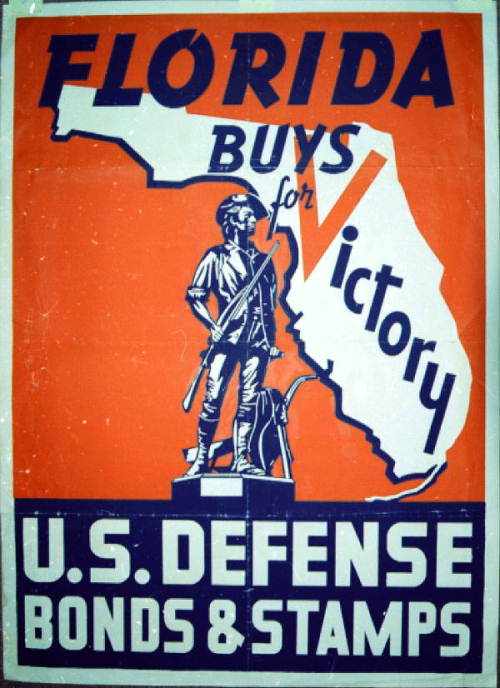 Florida buys for victory WW2 Poster