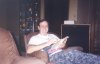 Me sitting and  Reading