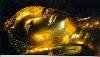 Reclining Buddha face
