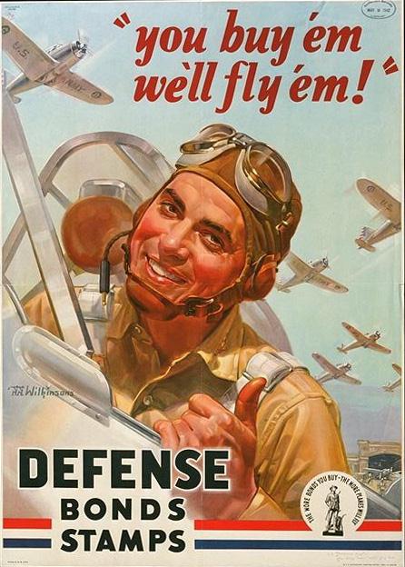 You buy 'em, we'll fly 'em WW2 Poster