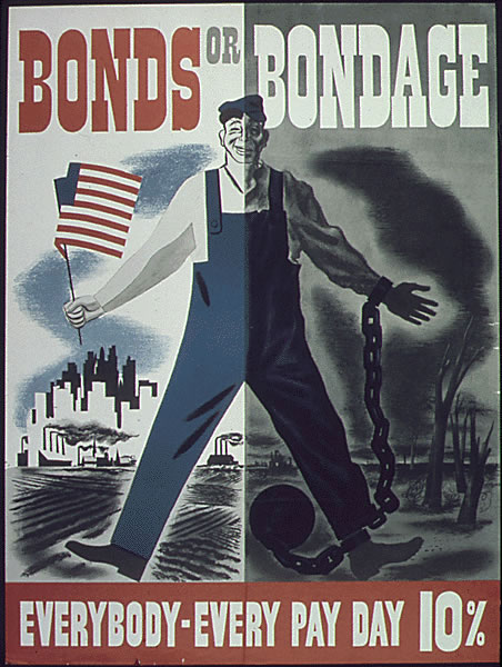 Bond or Bondage WW2 Poster