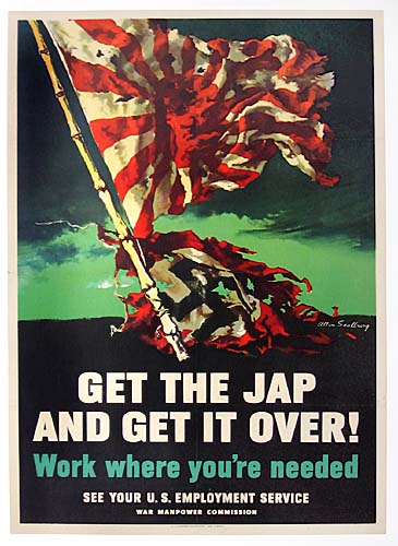 Get the Jap and get it over WW2 Poster