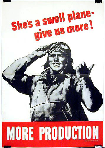 She's a swell plane - give us more WW2 Poster