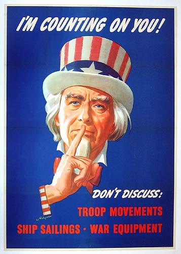Uncle Sam - I'm counting on you WW2 Poster
