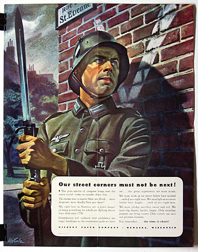 Our street corners must not be next WW2 Poster