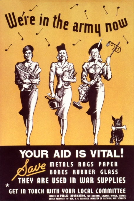 We're in the army now - your aid is vital WW2 Poster