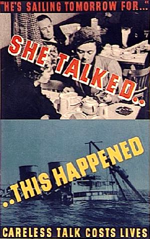 She talked - this happened WW2 Poster
