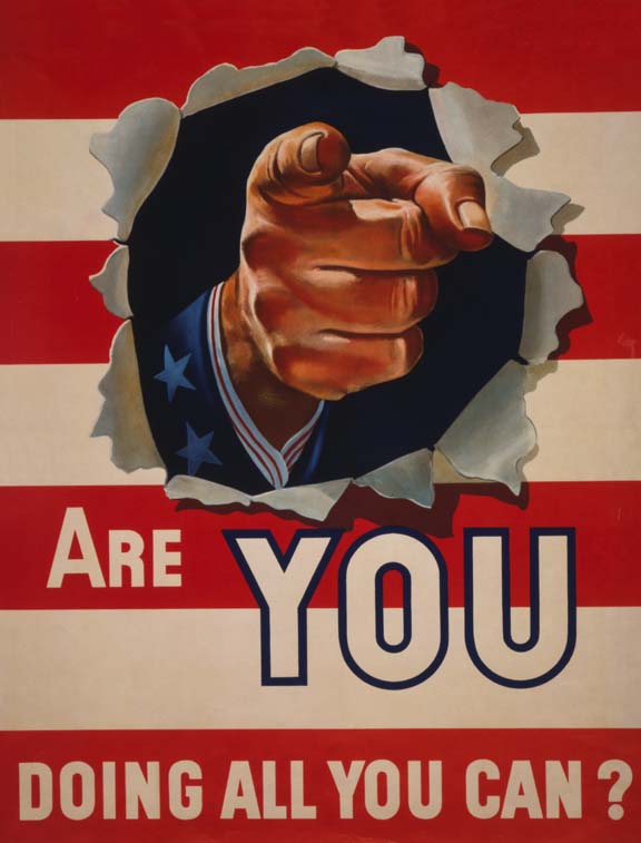 Are you doing all you can WW2 Poster