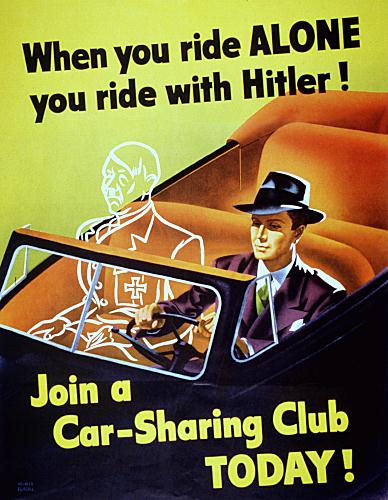 When you ride alone WW2 Poster