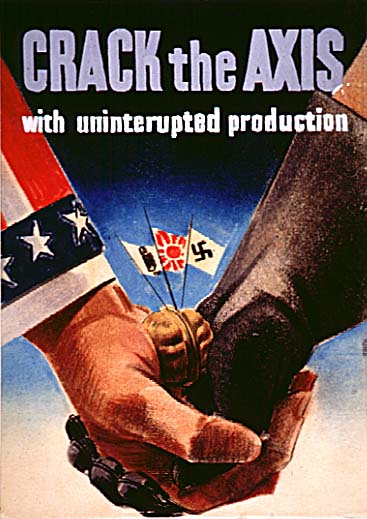 Crack the Axis WW2 Poster