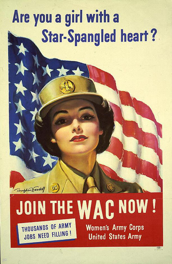 Join the Wacs WW2 Poster