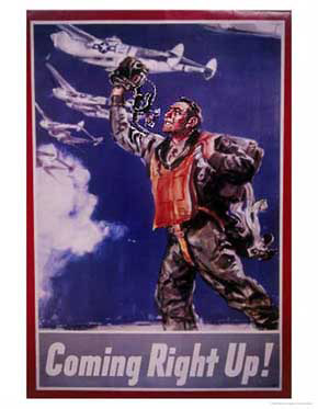 Coming right up WW2 Poster