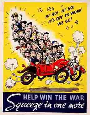 Car club Hi Ho Hi Ho WW2 Poster
