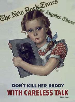 Don't kill her daddy WW2 Poster