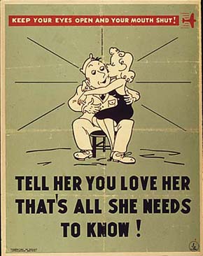 Tell her you love her WW2 Poster