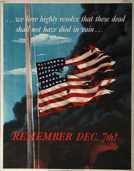 Remember Dec 7th -larger- WW2 Poster