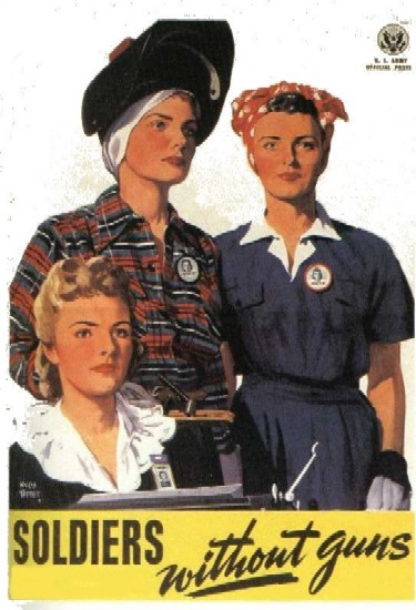 Soldiers without guns WW2 Poster