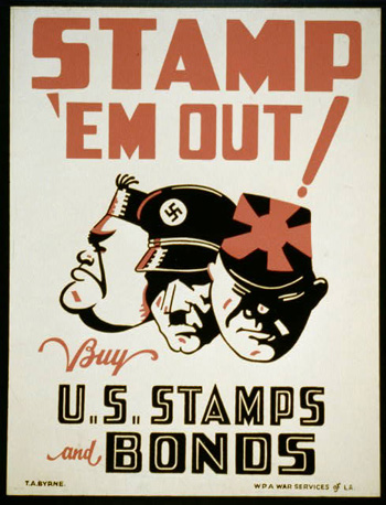 Stamp them out WW2 Poster