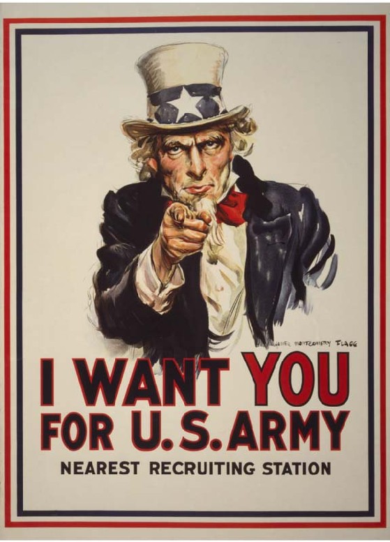 Uncle Sam - I want you for US Army WW2 Poster
